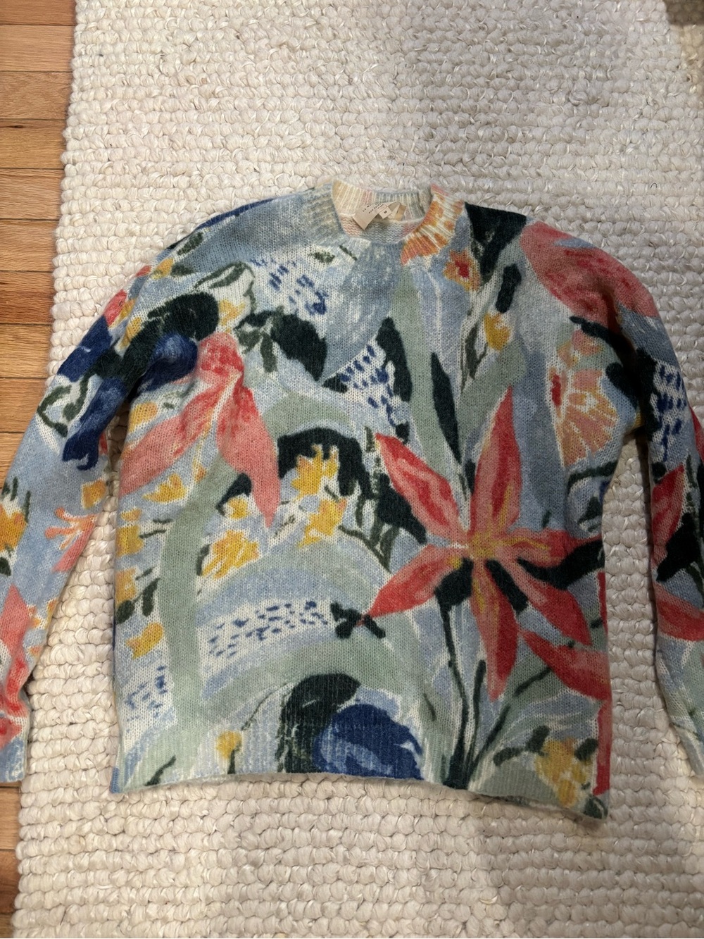 Floral Crewneck Sweater - Multicolor Sezane